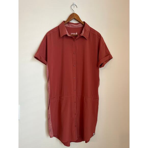SmartWool Merino Sport Shirt Dress Women’s Size Medium - Picture 1 of 7